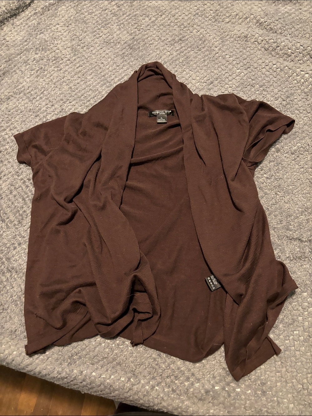 Womens size PL August Silk Petite cardigan